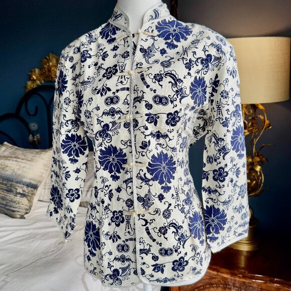 Chinese Mandarin Collar Light Jacket - Picture 3 of 14